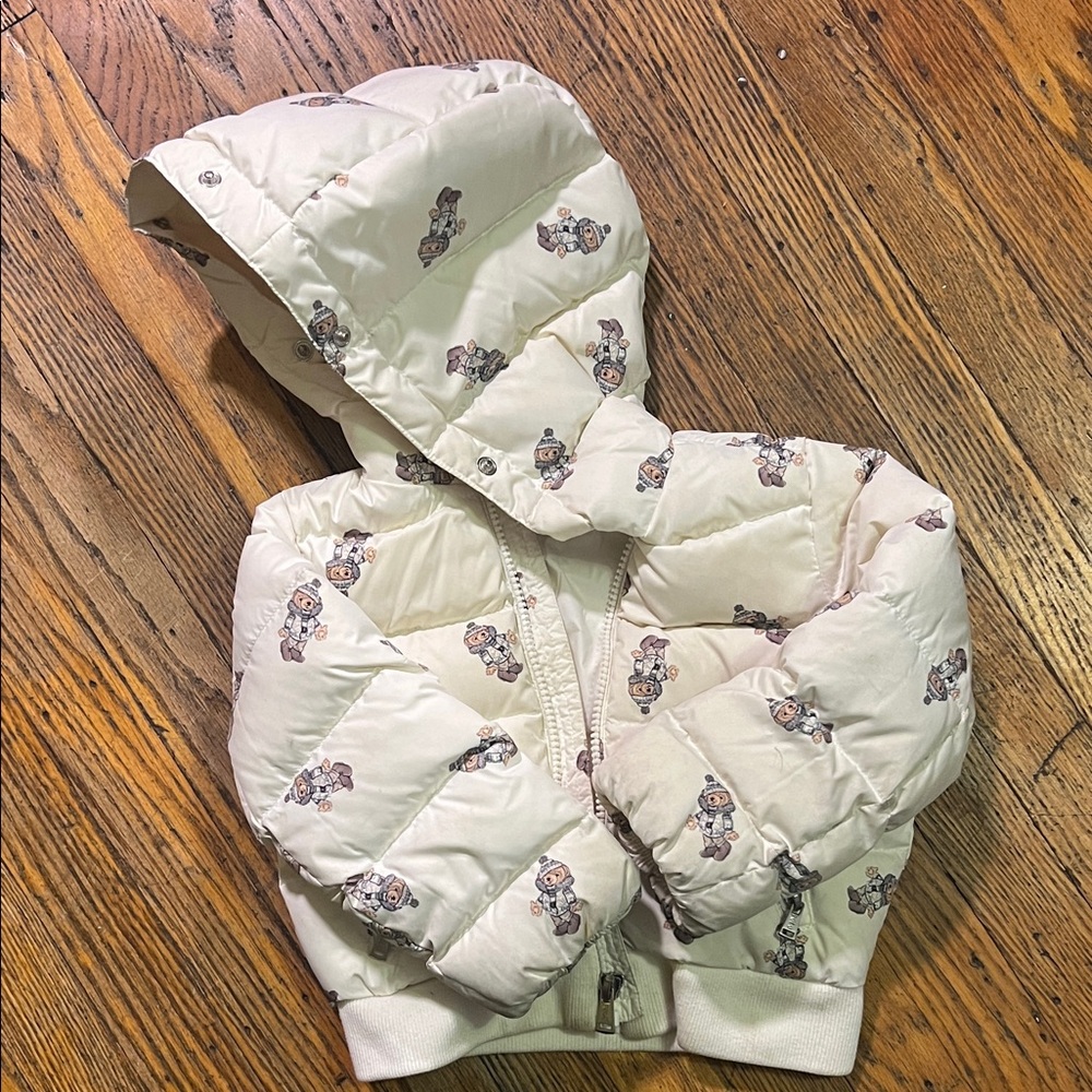 Polo by Ralph Lauren Cream Jacket with Bear Design